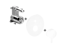 Змішувач для душу Paffoni Light на 2 споживача, для PBOX 001, Bianco Opaco (LIGBOX015BO/M) Фото - 3