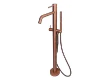 Смеситель для ванны/душа Paffoni Light, напольный, внешняя часть, Brushed Copper PVD (LIGBOX032RASP)