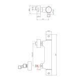 Змішувач для душу з термостатом Paffoni Light ECOSTOP, хром (LIQ168ECR) Фото - 1