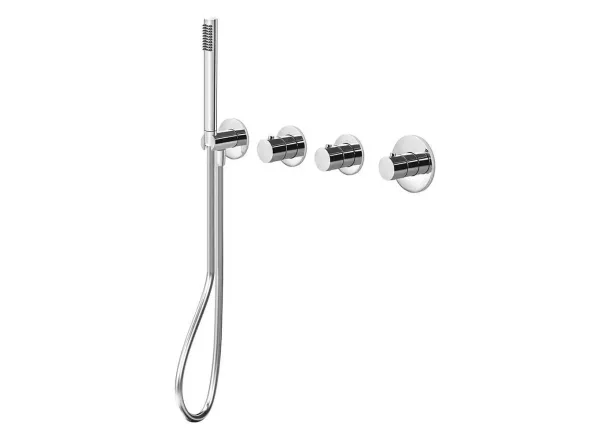 Термостат прихованого монтажу для душу/ванни (2 функції) Paffoni Modular box, хром (MDE 000CR)
