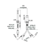 Смеситель для ванны Paffoni Ringo с ручным душем, без носика, хром (RIN041LCR) Фото - 1