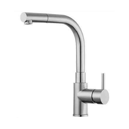 Смеситель для кухни Paffoni Steel, сталь (STEEL2185AC)