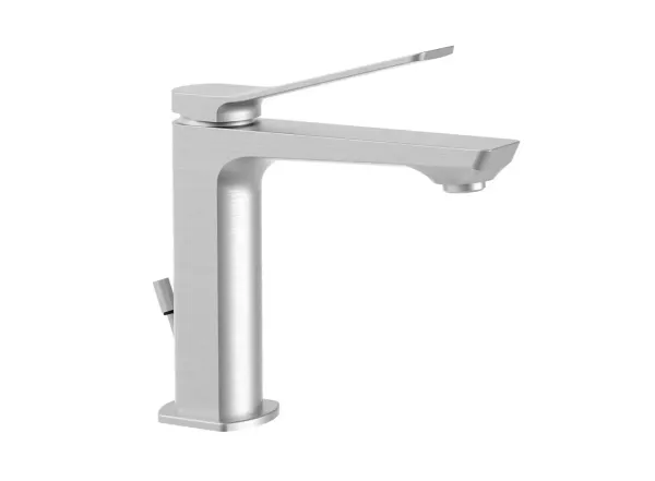 Смеситель для раковины Paffoni Tilt, нержавеющая сталь (TI075ST)