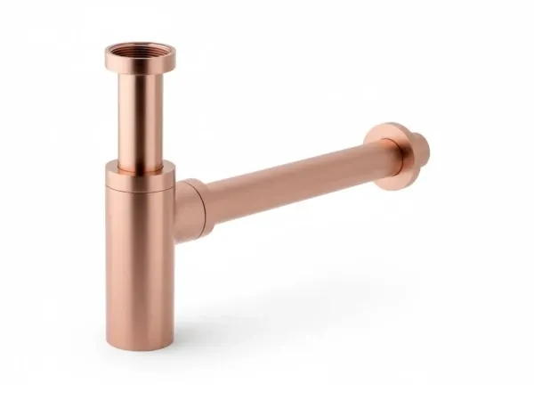 Сифон для умывальника Paffoni, бутылочный 1”1/4G, Brushed Copper PVD (ZACC240RASP)
