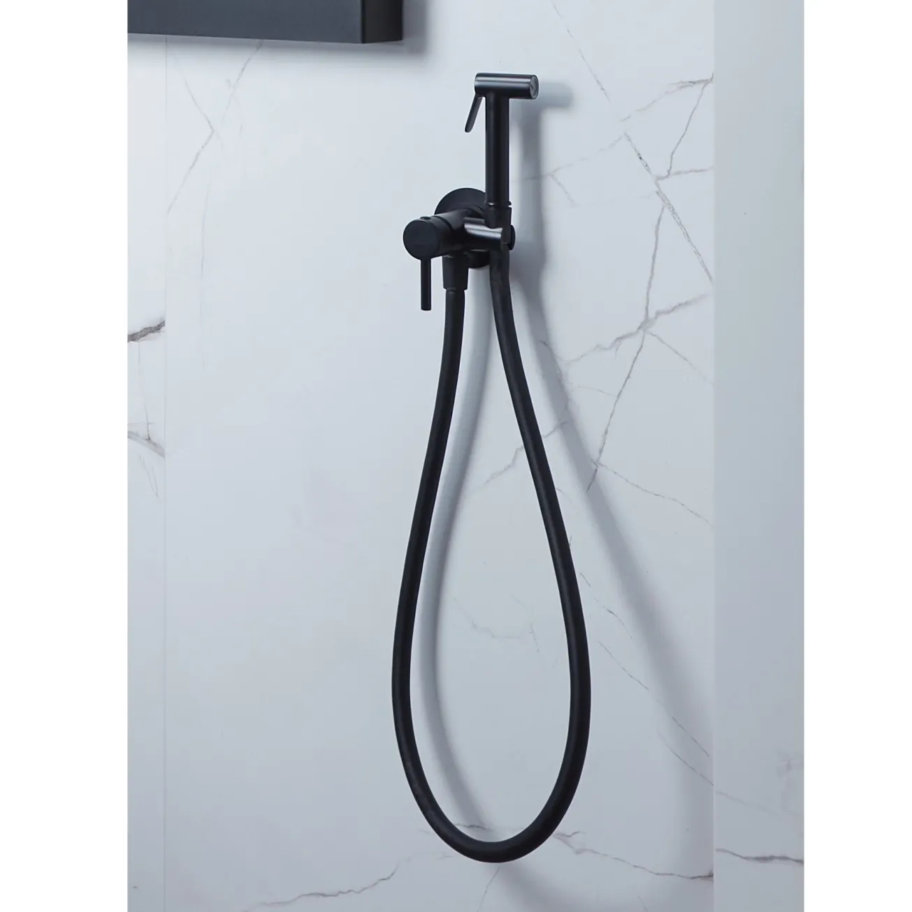 Гигиенический душ Paffoni Tweet Round, Brushed Black Chrome (ZDUP110NKNSP) Фото - 2