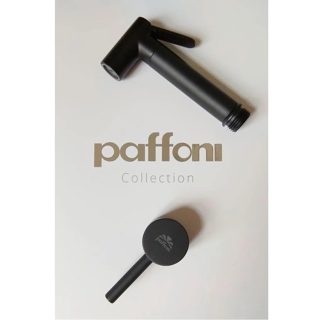 Гигиенический душ Paffoni Tweet Round, Brushed Black Chrome (ZDUP110NKNSP) Фото - 3