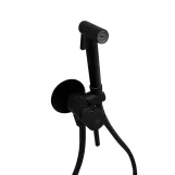 Гигиенический душ Paffoni Tweet Round, Brushed Black Chrome (ZDUP110NKNSP) Фото - 1