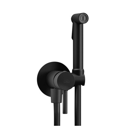 Гигиенический душ Paffoni Tweet Round, Brushed Black Chrome (ZDUP110NKNSP)