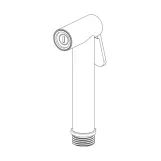 Гигиенический душ Paffoni new BIDET KIT с запорным смесителем, хром Фото - 5