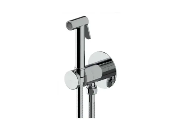 Гігієнічний душ Paffoni new BIDET KIT із запірним змішувачем, сталь.