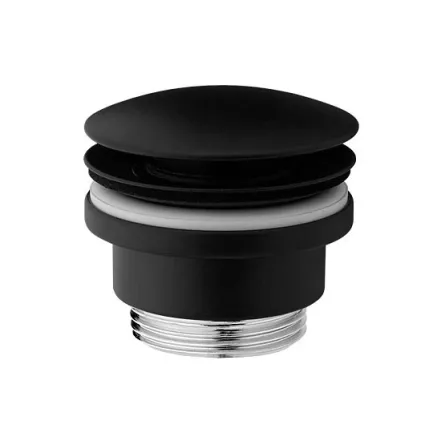 Донний клапан Paffoni Light, чорний матовий (ZSCA050NO)