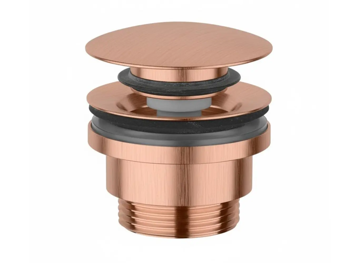 Донный клапан Paffoni Simple Rapid, Clic-Clac 1”1/4G, Brushed Copper PVD (ZSCA050RASP)