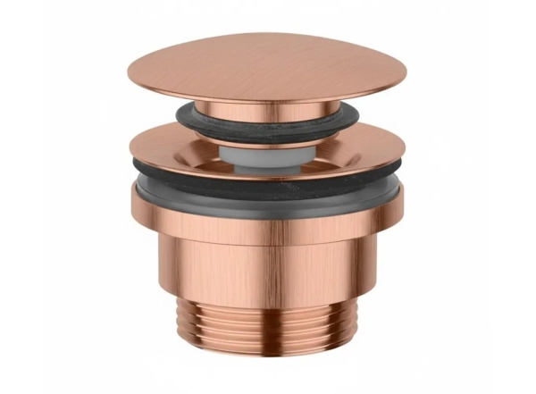 Донний клапан Paffoni Simple Rapid, Clic-Clac 1”1/4G, Brushed Copper PVD (ZSCA050RASP)