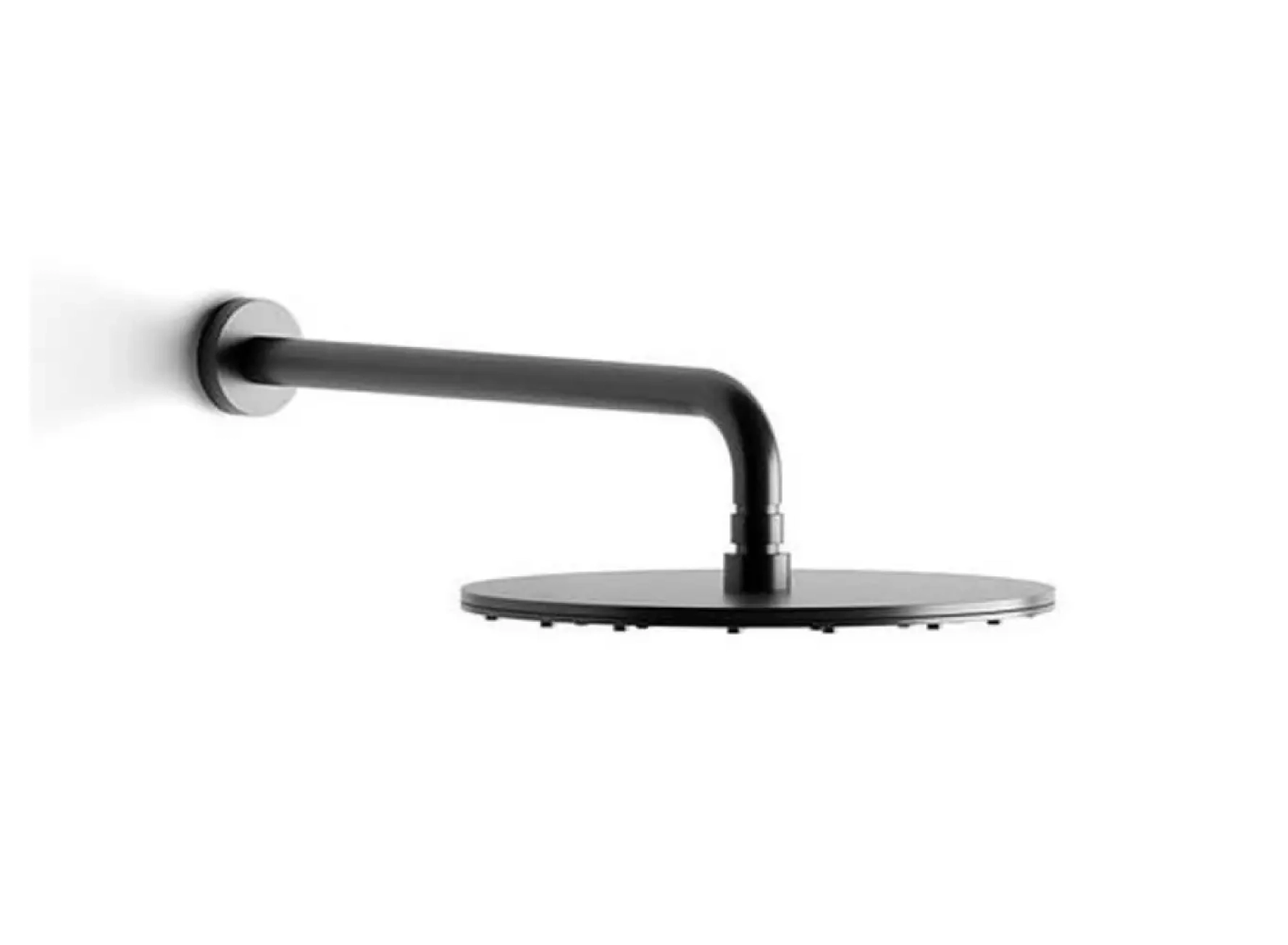Держатель верхнего душа Paffoni, круглый, 40 см, Black Chrome (ZSOF034NKN) Фото - 1