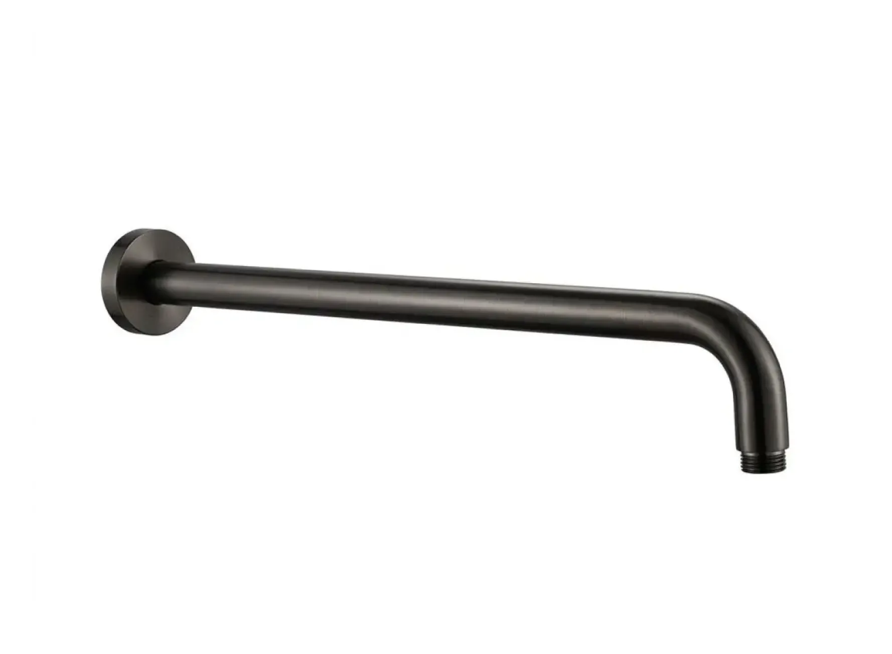 Кронштейн для верхнього душу Paffoni, круглий, 30 см, Brushed Black Chrome (ZSOF035NKNSP)