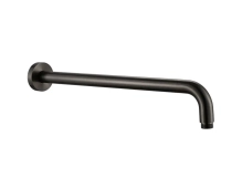 Кронштейн для верхнего душа Paffoni, круглый, 30 см, Brushed Black Chrome (ZSOF035NKNSP)
