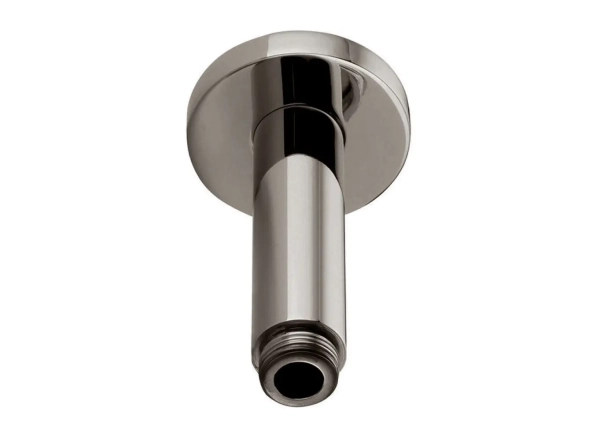 Тримач верхнього душу Paffoni Light, стельовий 120 мм, Brushed Black Chrome (ZSOF064NKNSP)