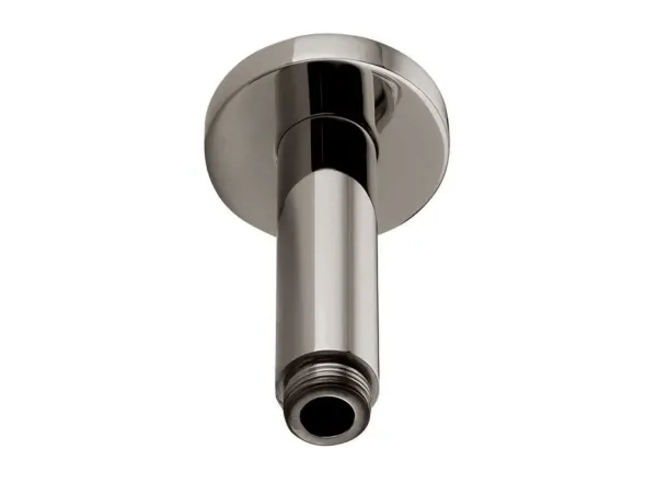 Держатель верхнего душа Paffoni Light, потолочный, 120 мм, Brushed Black Chrome (ZSOF064NKNSP)