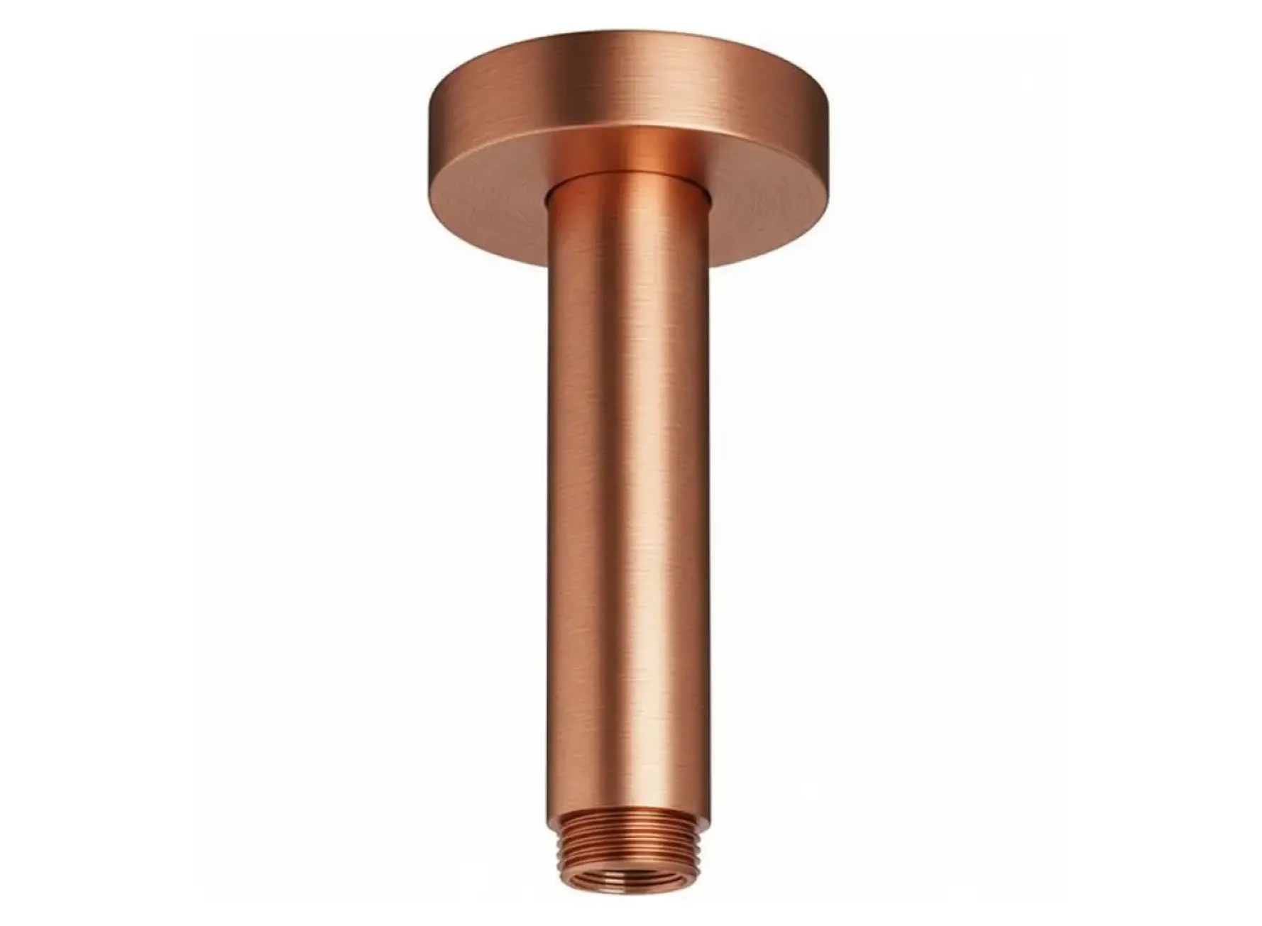 Держатель верхнего душа Paffoni, потолочный, круглый, d=6 см, l=12 см, Brushed Copper PVD (ZSOF064RASP)