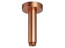 Держатель верхнего душа Paffoni, потолочный, круглый, d=6 см, l=12 см, Brushed Copper PVD (ZSOF064RASP)