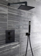 Верхний душ Paffoni SYNCRO KING 300x300mm, черный (ZSOF078NO) Фото - 6