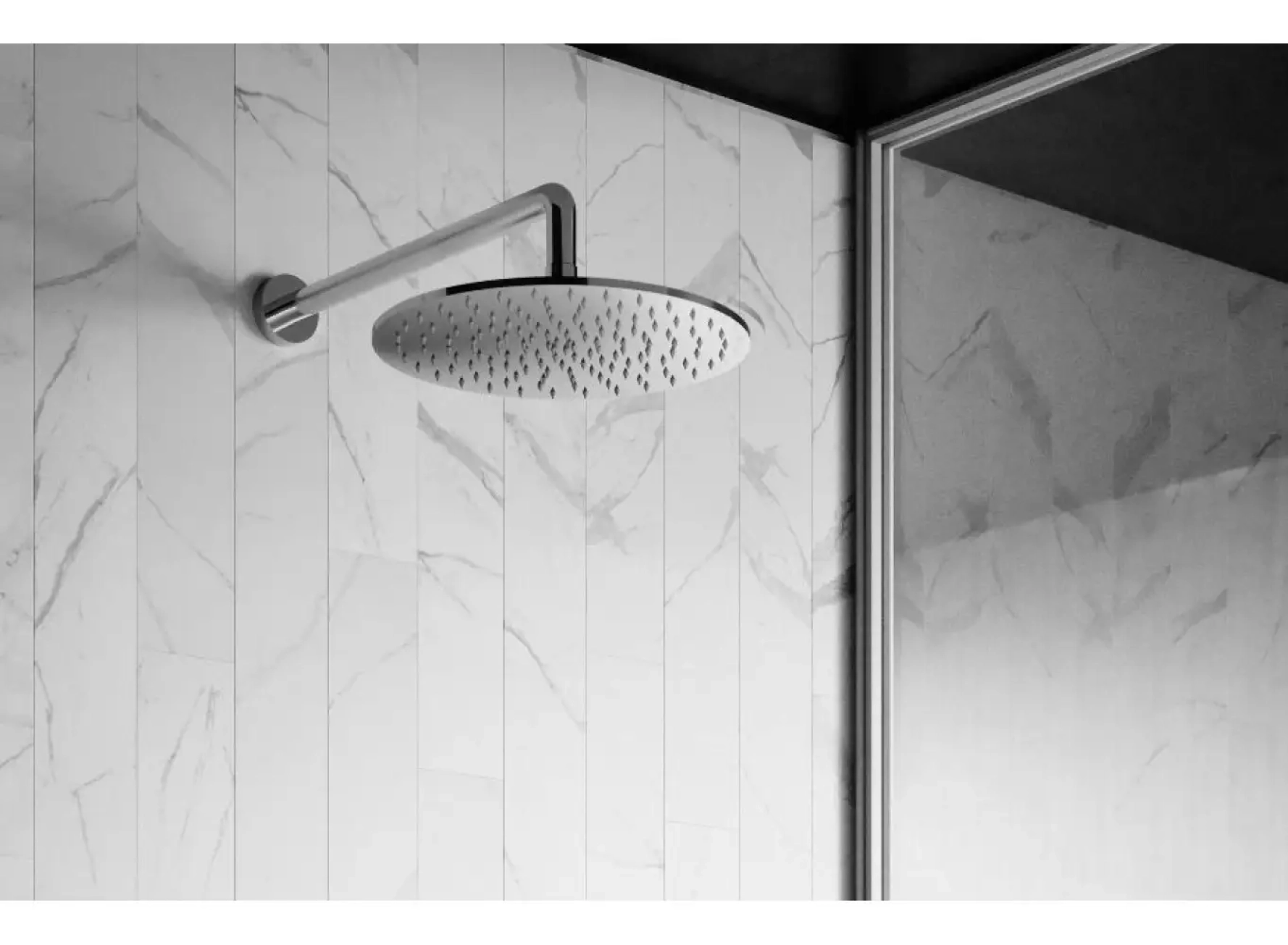 Верхний душ Paffoni Master King, 300 мм, Brushed Black Chrome (ZSOF079NKNSP) Фото - 2
