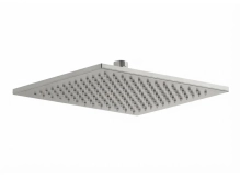 Верхній душ Paffoni Quadro SYNCRO PLUS 25x25 см із шарніром 1/2 дюйма, Steel Looking (ZSOF146ST)