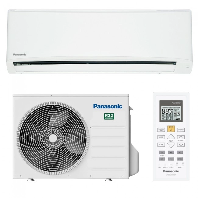 Кондиционер Panasonic Compact 70м2 инвертор 24000BTU 7.1кВт A++/A+ -15°С Wi-Fi R32 белый