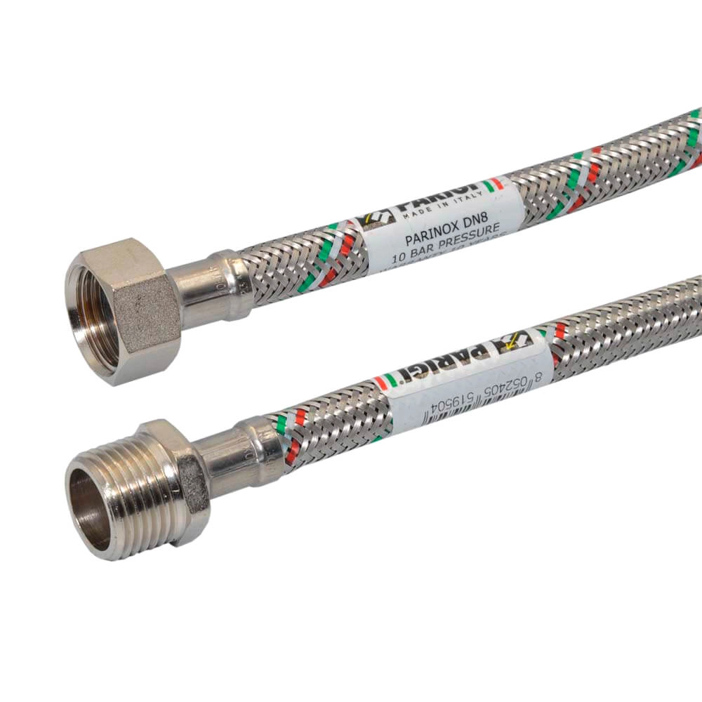 Шланг Parigi Parinox EPDM DN8 1/2" х 1/2" ВН 0,2 м PN10