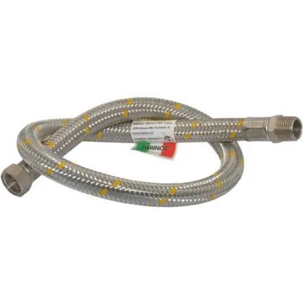 Шланг газовый Parigi Sicurgas T DN13 1/2" х 1/2" ВН 0,8 м 0/+50°C PN10