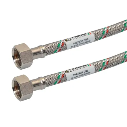 Шланг Parigi Parinox EPDM DN8 1/2" х 1/2" ВВ 0,6 м PN10