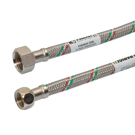Шланг Parigi Parinox EPDM DN8 1/2" х 3/8" ВВ 1,2 м PN10  