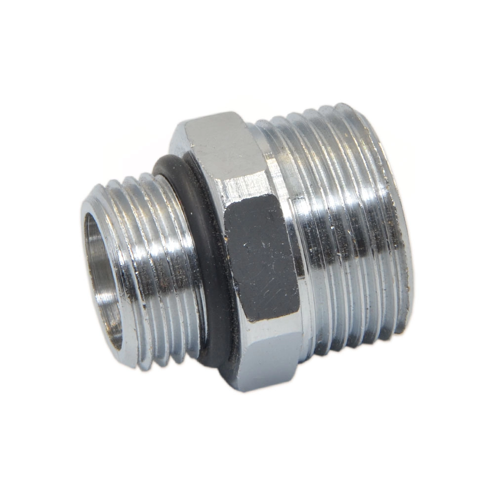 Ніпель редукційний хромований FP Pattaroni Ø1/2" (ущільнення) х 3/4" EK ЗЗ (F543CR001)