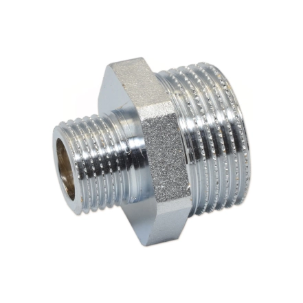 Ніпель редукційний хромований FP Pattaroni Ø1/2" х 3/4" ЗЗ (F591CR005)