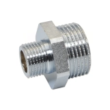 Ниппель редукционный хромированный FP Pattaroni Ø1/2" х 1" НН (F591CR006)