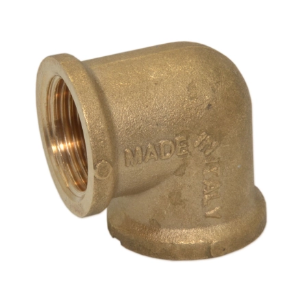 Коліно латунне FP Pattaroni Ø3/8" ВВ (F90R001)