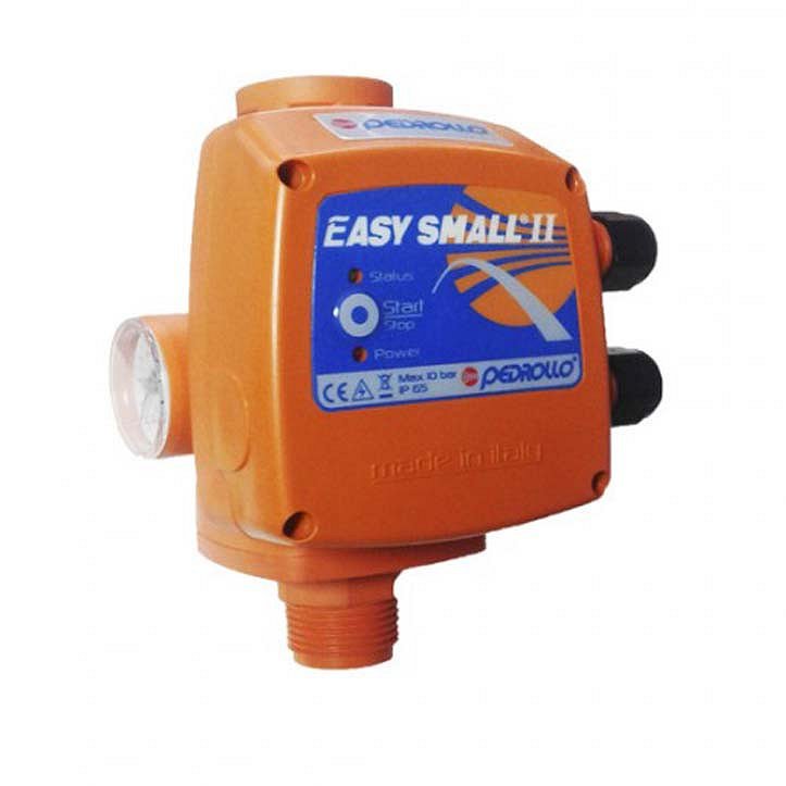 Электронный регулятор давления с манометром Pedrollo EASY SMALL-2M (50066/422P)
