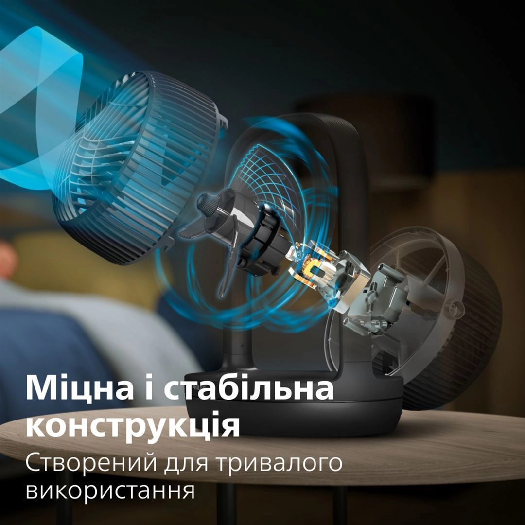 Настільний вентилятор PHILIPS Серія 3000 (CX3050/01) Фото - 7