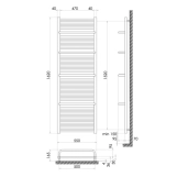 Полотенцесушитель водяной Polywarm WD36/55 Фото - 1
