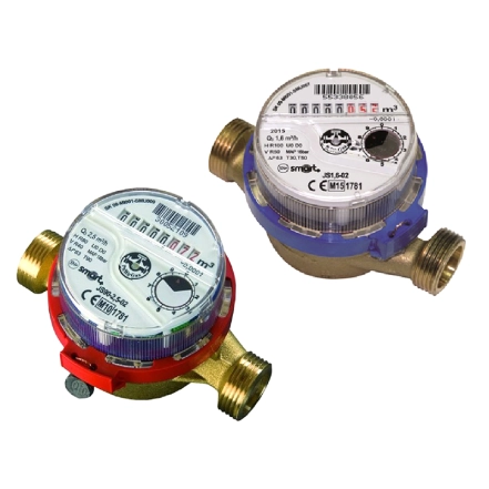 Счетчик воды PoWoGaz JS-90-4 ГВ SMART+ / Dn 20/ гар/ М/ Qn=4,0/ L=130 без штуцеров