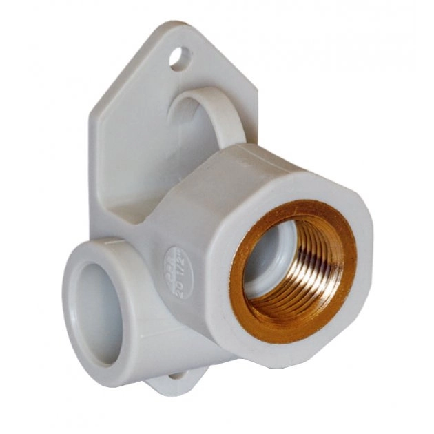 Тройник Prawtech PP-R настенный Ø20 x 1/2" x 20