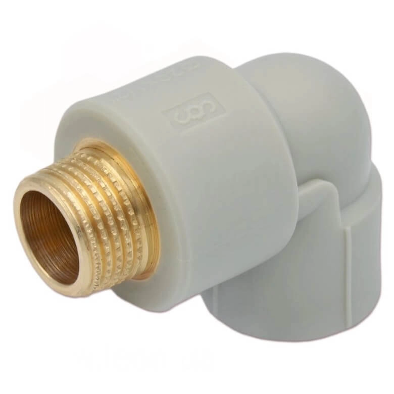 Коліно Prawtech PP-R з зовнішньою різьбою Ø25 x 1/2"