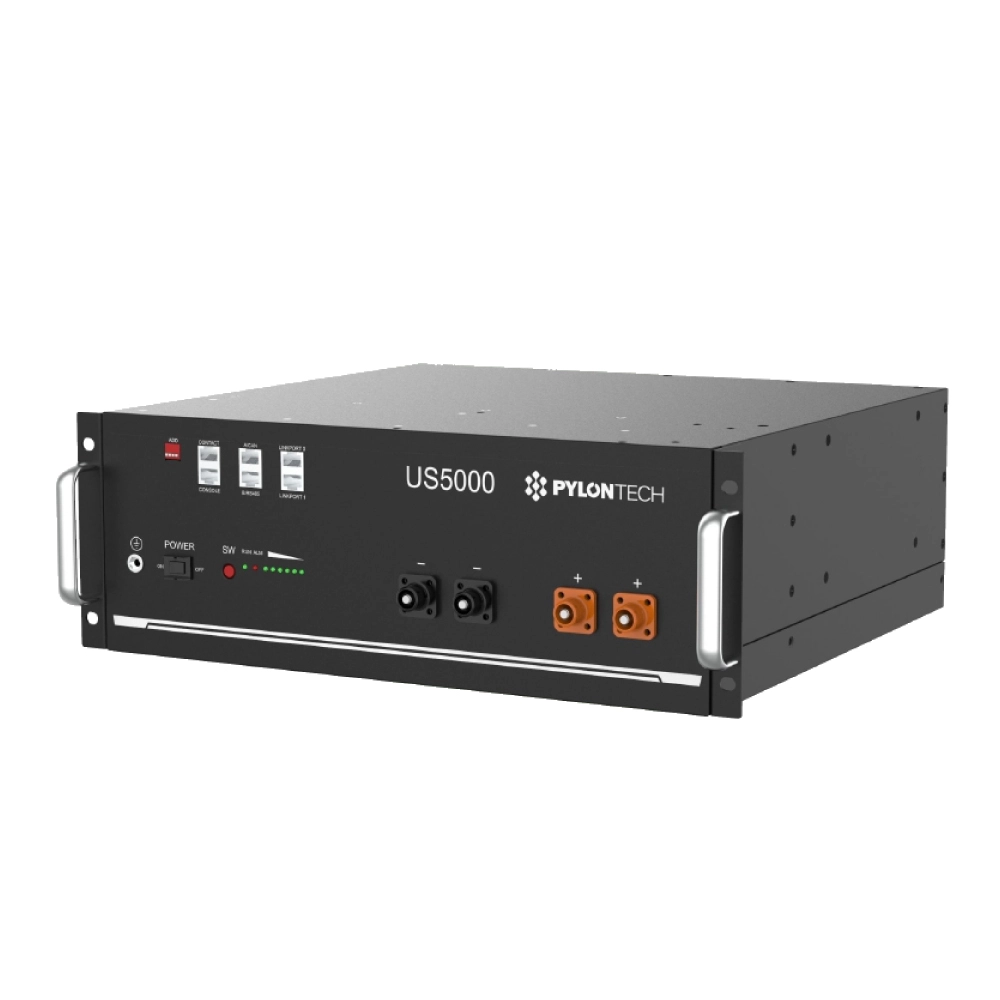 Акумуляторный блок Pylontech US5000 (LV/48V/100Ah/4.8kWh/LifePO4)