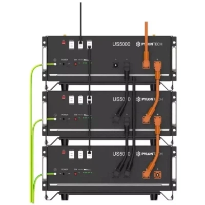 Акумуляторный блок Pylontech US5000 (LV/48V/100Ah/4.8kWh/LifePO4) Фото - 3