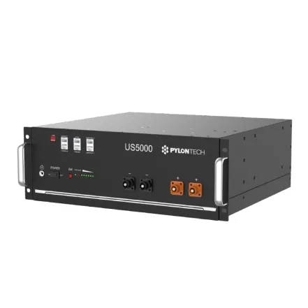 Аккумуляторный блок Pylontech US5000 (LV/48 В/100 А·ч/4,8 кВт·ч/LifePO4)