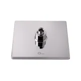 Душова стійка універсальна Qtap Plava на два споживача 1015 мм прямокутна QT1001CRM Chrome Фото - 4