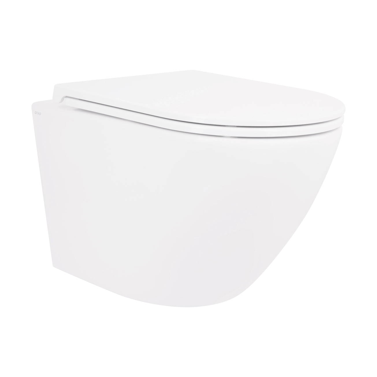 Унитаз подвесной Qtap Robin безободковый с сиденьем Soft-close QT1333046ENRW