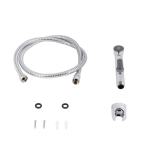 Набор для гигиенического душа Qtap Inspai-Varius округлый QTSETCRMA021 Chrome/Grey (Set) Фото - 1