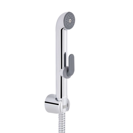 Набор для гигиенического душа Qtap Inspai-Varius округлый QTSETCRMA021 Chrome/Grey (Set)