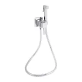 Набор для гігієнічного душу Qtap Inspai-Varius прямокутний QTINSVARCRMV00440201 Chrome